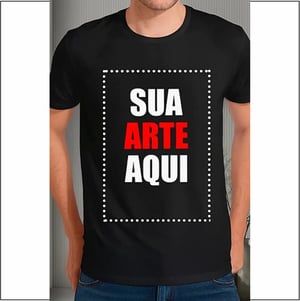 Camisa Colorida Personalizada algodão Estampa Colorida A4 VARIAS CORES - CONSULTE VENDEDOR DTF  