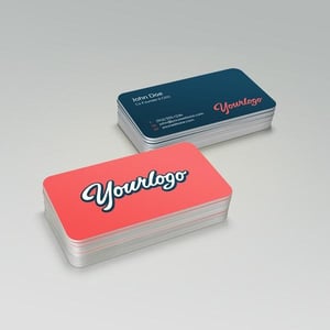 Cartão de Visita NOSSO COUCHE 300GRS 5,0X9,0 CM 4X0, 4X1, 4X2 E 4X4 VERNIZ UV TOTAL FRENTE REFILE 