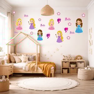 Kit Adesivo De Parede Decorativo Infantil - Princesas