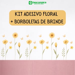 Adesivos de Flores Decorativas – Decoração de Parede VINIL ADESIVO 48x200 4X0  CORTE PERSONALIZADO ESCOLHA ENTRE BRILHO OU FOSCO