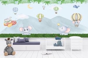 baloes infantil Vinil Branco 100x100 4x0 fosco sim casamento de imagem 2cm em cima do outro