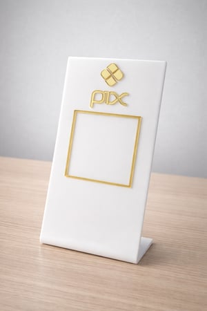 Placa Pix Simples
