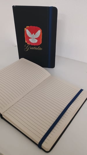 Caderneta Moleskine com pauta - Personalizada