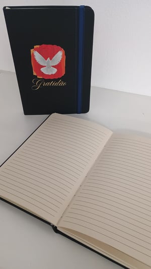 Caderneta Moleskine com pauta - Personalizada