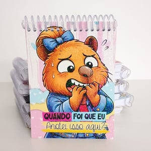 Bloco de Anotações 50fls Aspiral Capa 230g  Personalizada