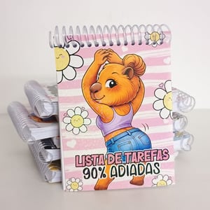 Bloco de Anotações 50fls Aspiral Capa 230g  Personalizada