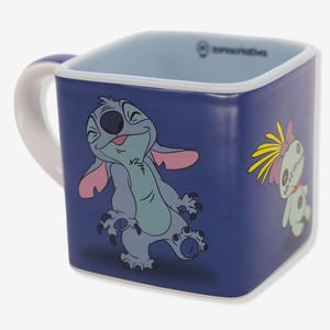 Caneca Cubo 300ml Stitch Voodo e Angel