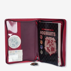 CADERNO DE ANOTAÇÕES C/PASTA 21X14CM HOGWARTS