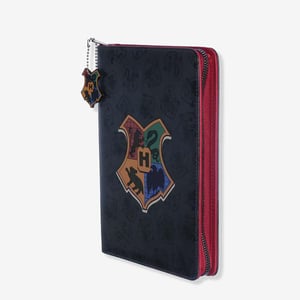 CADERNO DE ANOTAÇÕES C/PASTA 21X14CM HOGWARTS