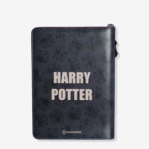 CADERNO DE ANOTAÇÕES C/PASTA 21X14CM HOGWARTS