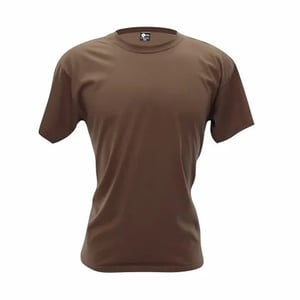 Camiseta Algodão Marrom Personalizada Algodão Camiseta Unisex   tradicional Adulto