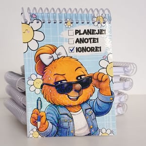 Bloco de Anotações 100fls Aspiral Capa 230g  Personalizada