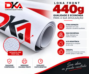 Banner Personalizado em Lona 440g Sob Medida