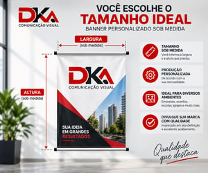 Banner Personalizado em Lona 280g Sob Medida