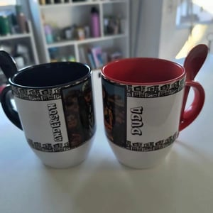 Caneca personalizada com colher