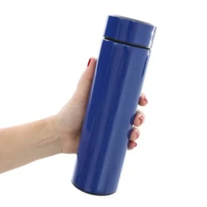 Garrafa Inox térmica parede dupla com infusor personalizada