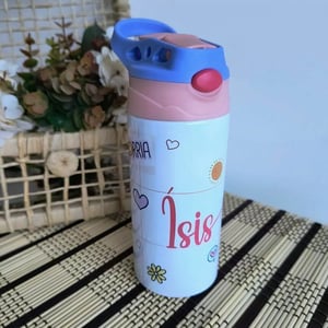 Squeeze térmica infantil com bico de silicone personalizada