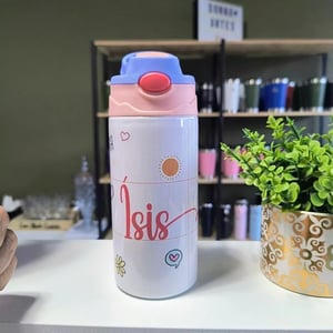 Squeeze térmica infantil com bico de silicone personalizada