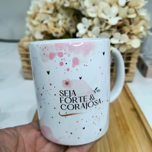 Caneca branca Personalizada Cerâmica 325ml Branca  Personalizado 