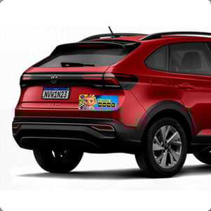 Adesivo parachoque 30x10cm