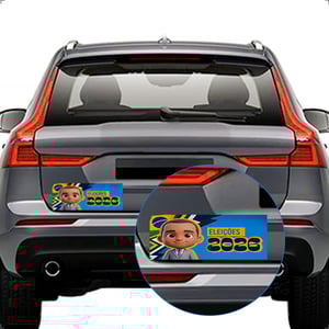 Adesivo parachoque 30x10cm