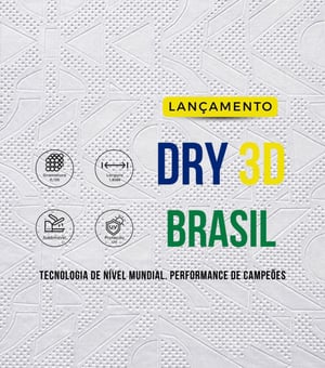 DRY 3D COPA + IMPRESSÃO + CALANDRAGEM Dryfit 100% Poliéster 177 x 100 4x0 SUBLIMAÇÃO  