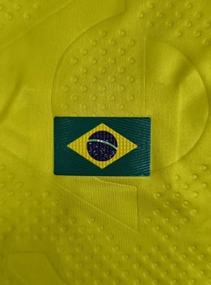 PATCH 3D EMBORRACHADO - BANDEIRA DO BRASIL TPU/PVC 5X4CM 4x0   