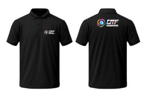 Camisa Polo Personalizada Tecido Poliéster 50% Algodão 50% Estampa Colorida peito 10x10cm 4x0 DTF TEXTIL  