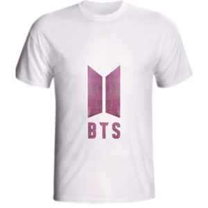 Camiseta BTS HOLOGRÁFICA LOGO 1
