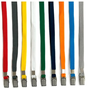 Cordões para crachá com jacaré