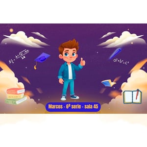 Squeeze de Alumínio Branco Infantil Tampa Rosa e Roxo Personalizado