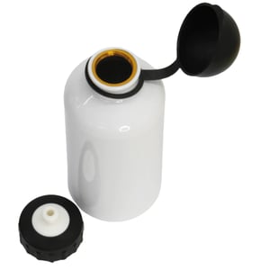 Squeeze de Alumínio Branco Tampa Bolinha Personalizado