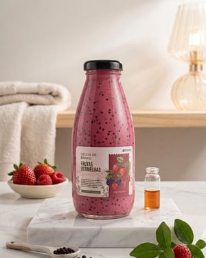 Geleia de Banho — Frutas Vermelhas  Unissex · 300ml      