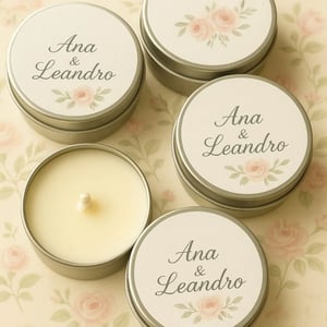 Vela Aromática em Latinha Alumínio 40g      