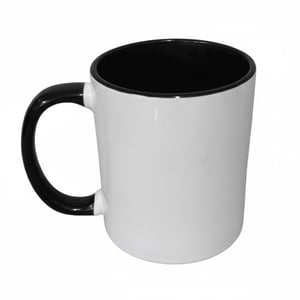 Caneca com alça e interior colorido