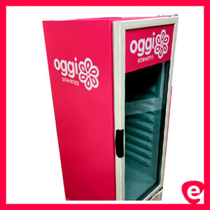 PERSONALIZAÇÃO DE FREEZER IMPRESSÃO DIGITAL EM VINIL 700 x 1500mm    