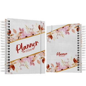 Planner com Aba - 2026