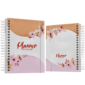 Planner com Aba - 2026