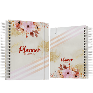Planner com Aba - 2026