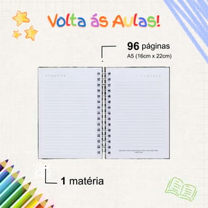 Caderno Escolar - A5