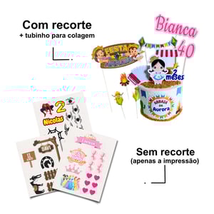 Topo de Bolo - Simples