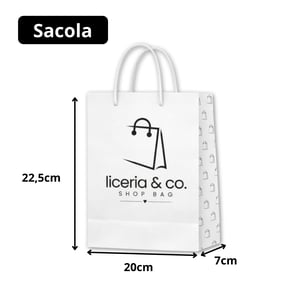Kit Sacola Vertical - (M) com dobra