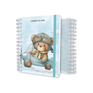 Caderneta de Saúde (Masculino)  A5 - 14,8x21cm  Laminação Brilho  