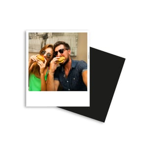 Foto Polaroid com ímã Microporoso 260g 7x9cm  Laminação Brilho  