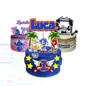 Topo de Bolo - Simples Papel Offset 230g     