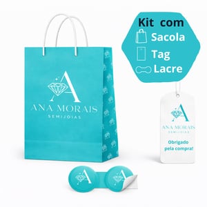 Kit Sacolas Vertical - (P) Offset 180g 10x11x4cm 4x0   