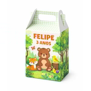 Caixinha - Modelo Milk com alça Fotográfico 230g     