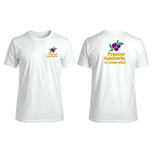 Camiseta Branca - Sublimação Dry Fit     