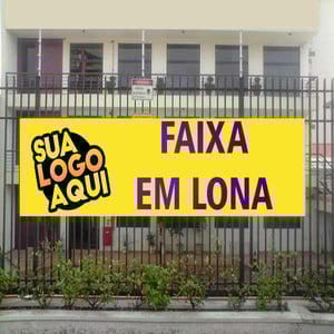 FAIXA EM LONA