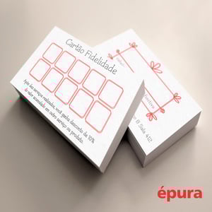 CARTÃO FIDELIDADE 240g (cento)
